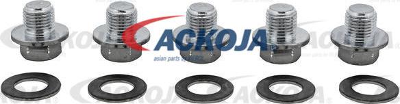 ACKOJA A70-0114 - Різьбова пробка, масляний піддон autozip.com.ua