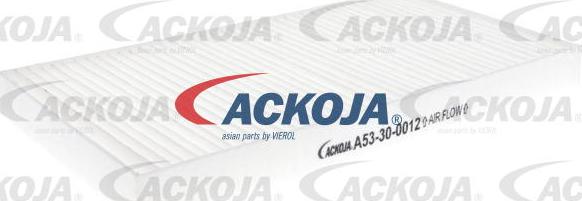 ACKOJAP A53-30-0012 - Фільтр, повітря у внутрішній простір autozip.com.ua