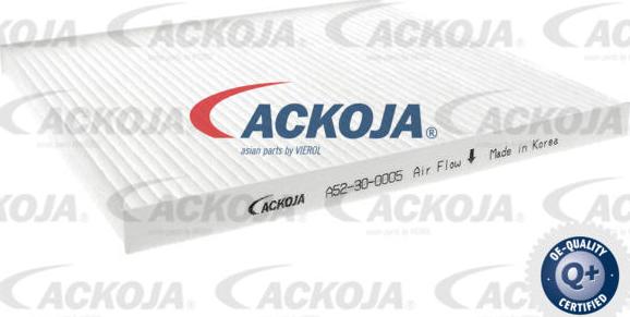 ACKOJAP A52-30-0005 - Фільтр, повітря у внутрішній простір autozip.com.ua