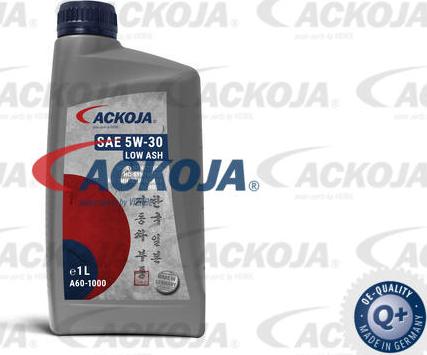 ACKOJAP A60-1000 - Моторне масло autozip.com.ua
