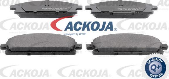 ACKOJAP A38-0034 - Гальмівні колодки, дискові гальма autozip.com.ua