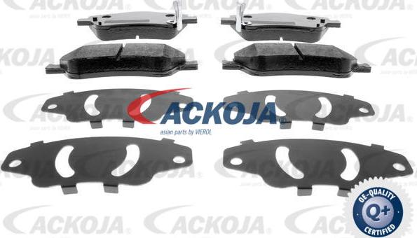 ACKOJAP A70-0055 - Гальмівні колодки, дискові гальма autozip.com.ua