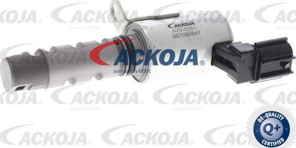 ACKOJAP A70-0351 - Регулюючий клапан, виставлення розподільного вала autozip.com.ua