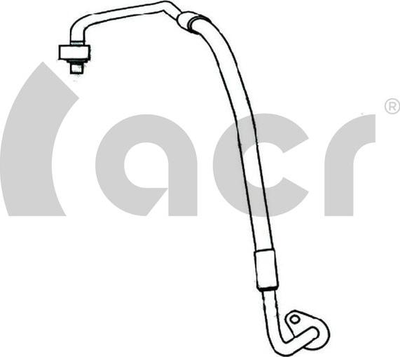 ACR 119282 - Трубопровід високого / низького тиску, кондиціонер autozip.com.ua