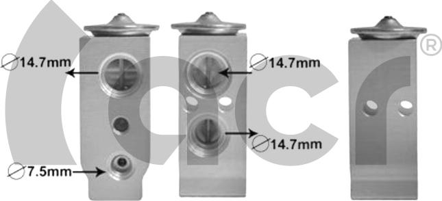ACR 121196 - Розширювальний клапан, кондиціонер autozip.com.ua