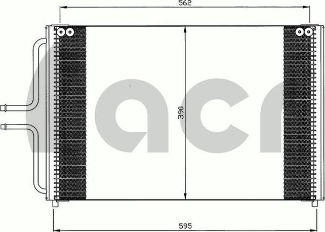 ACR 300621 - Конденсатор, кондиціонер autozip.com.ua