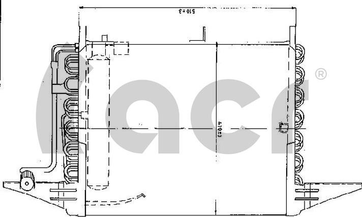 ACR 300053 - Конденсатор, кондиціонер autozip.com.ua