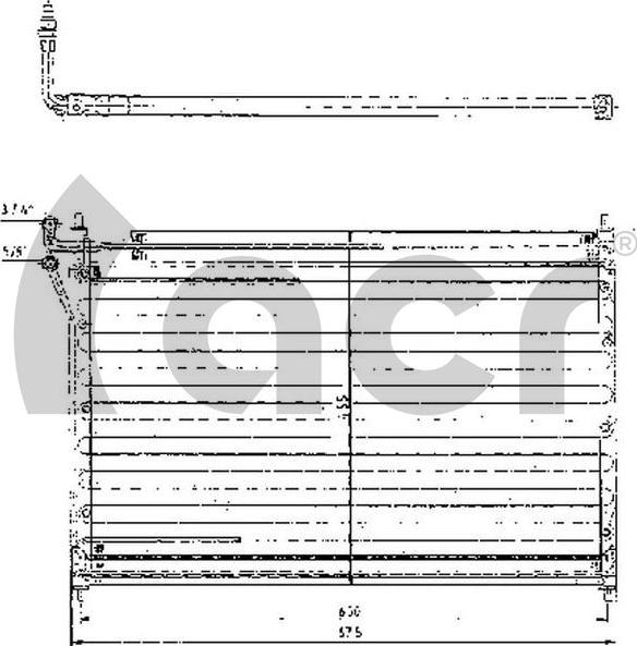 ACR 300144 - Конденсатор, кондиціонер autozip.com.ua