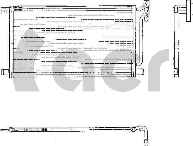 ACR 300269 - Конденсатор, кондиціонер autozip.com.ua