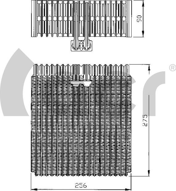 ACR 310144 - Випарник, кондиціонер autozip.com.ua