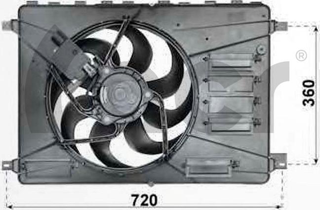 ACR 330313 - Вентилятор, охолодження двигуна autozip.com.ua