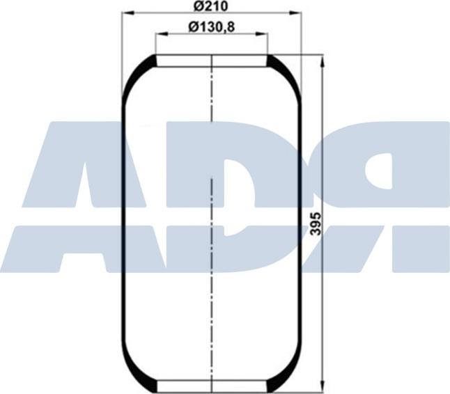 ADR 51533000 - Кожух пневматичної ресори autozip.com.ua