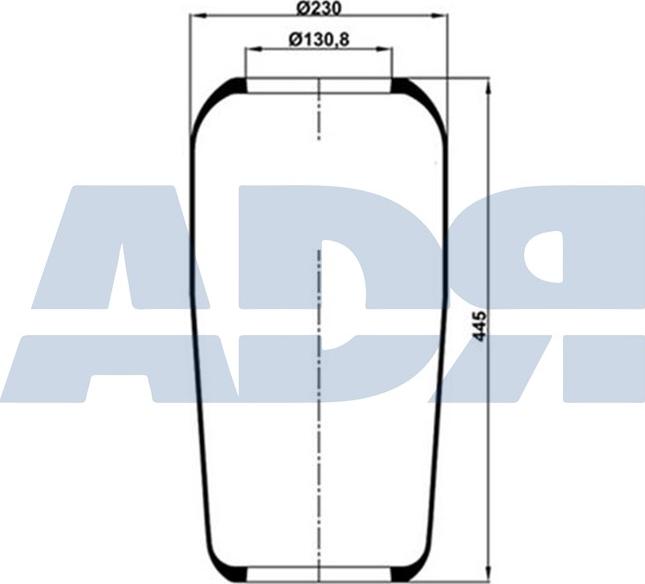 ADR 51077400 - Кожух пневматичної ресори autozip.com.ua