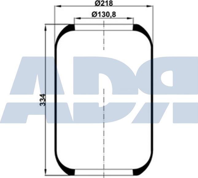 ADR 51174190 - Кожух пневматичної ресори autozip.com.ua