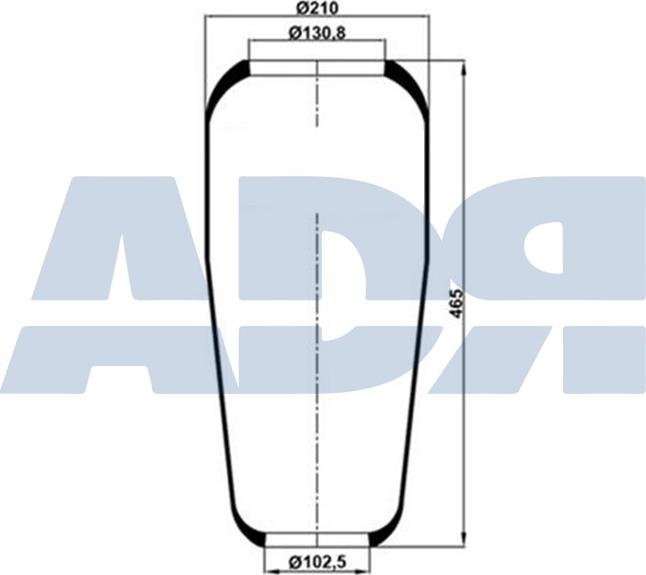 ADR 51771000 - Кожух пневматичної ресори autozip.com.ua