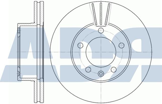 ADR 18543050 - Гальмівний диск autozip.com.ua