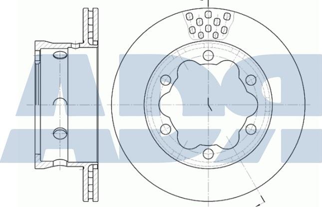 ADR 18532850 - Гальмівний диск autozip.com.ua