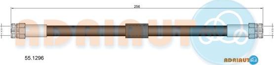 Adriauto 55.1296 - Гальмівний шланг autozip.com.ua