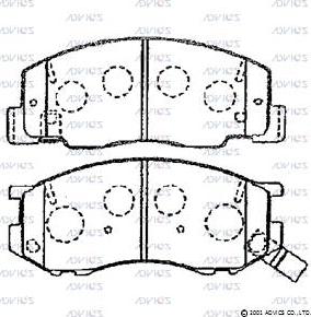 Blue Print ADT34259 - Гальмівні колодки, дискові гальма autozip.com.ua