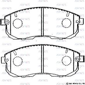 Equal Quality PF1269 - Гальмівні колодки, дискові гальма autozip.com.ua