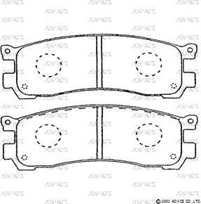 Roulunds Rubber 818983 - Гальмівні колодки, дискові гальма autozip.com.ua