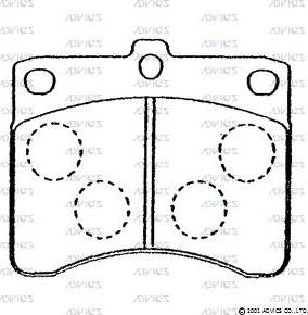 DJ Parts BP1306 - Гальмівні колодки, дискові гальма autozip.com.ua