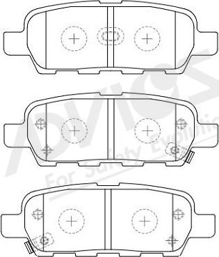 BSG BSG 63-202-004 - Гальмівні колодки, дискові гальма autozip.com.ua