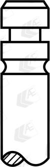 AE V91204 - Впускний клапан autozip.com.ua