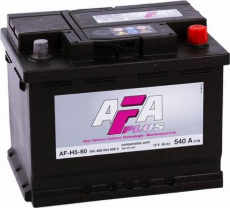 AFA 5604080546062 - Стартерна акумуляторна батарея, АКБ autozip.com.ua