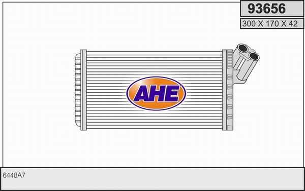AHE 93656 - Теплообмінник, опалення салону autozip.com.ua