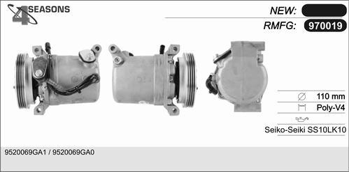 AHE 970019 - Компресор, кондиціонер autozip.com.ua