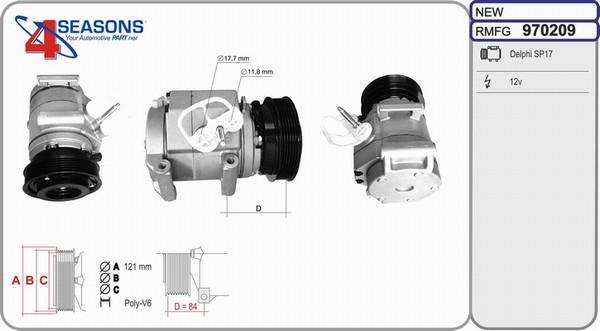 AHE 970209 - Компресор, кондиціонер autozip.com.ua