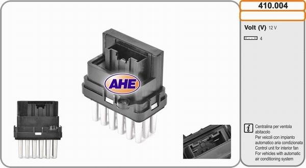 AHE 410.004 - Блок управління, ел. вентилятор (охолодження двигуна) autozip.com.ua