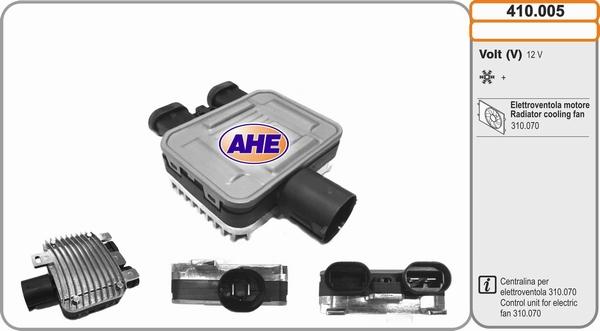 AHE 410.005 - Блок управління, ел. вентилятор (охолодження двигуна) autozip.com.ua