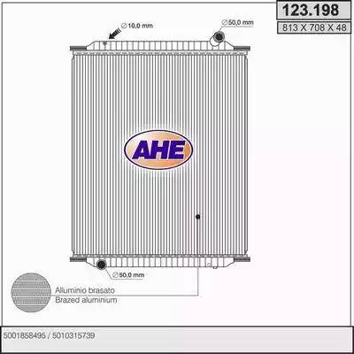 AHE 123.198 - Радіатор, охолодження двигуна autozip.com.ua