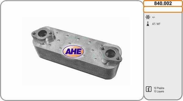 AHE 840.002 - Масляний радіатор, рухове масло autozip.com.ua