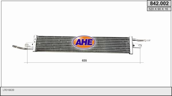 AHE 842.002 - Масляний радіатор, рухове масло autozip.com.ua