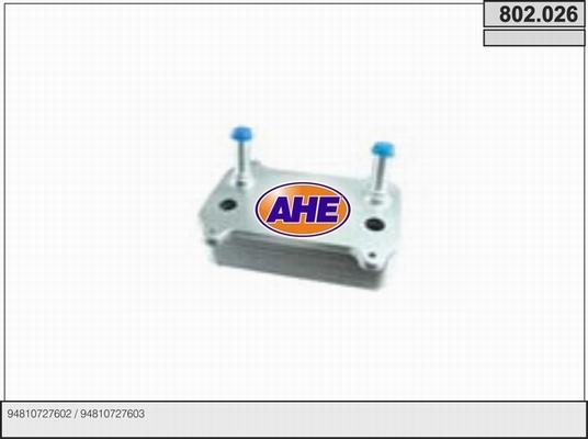AHE 802.026 - Масляний радіатор, рухове масло autozip.com.ua