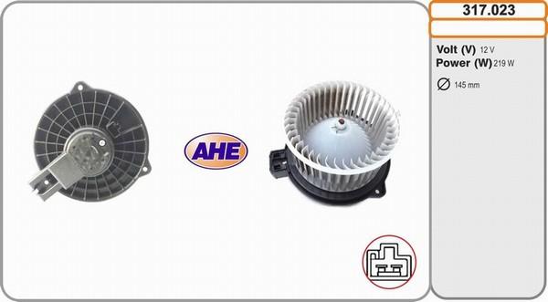 AHE 317.023 - Вентилятор салону autozip.com.ua