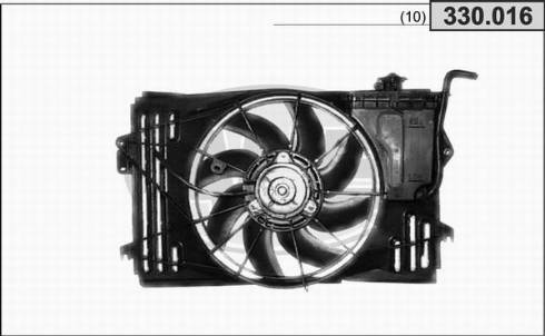 AHE 330.016 - Вентилятор, охолодження двигуна autozip.com.ua