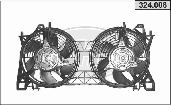 AHE 324.008 - Вентилятор, охолодження двигуна autozip.com.ua