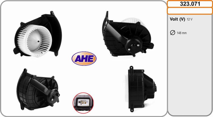 AHE 323.071 - Вентилятор салону autozip.com.ua