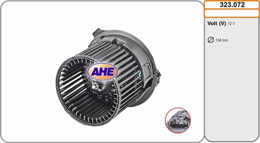 AHE 323.072 - Вентилятор салону autozip.com.ua