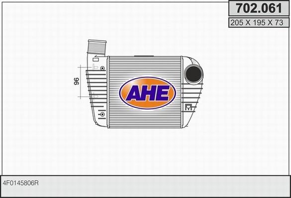 AHE 702.061 - Интеркулер autozip.com.ua