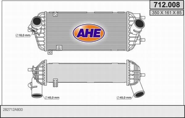 AHE 712.008 - Интеркулер autozip.com.ua