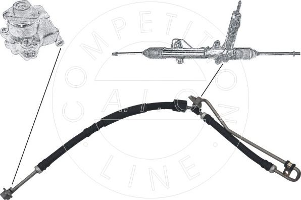AIC 58287 - Гідравлічний шланг, рульове управління autozip.com.ua