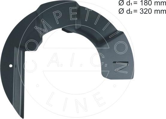 AIC 57790 - Відбивач, диск гальмівного механізму autozip.com.ua
