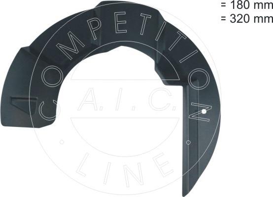 AIC 57789 - Відбивач, диск гальмівного механізму autozip.com.ua