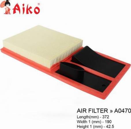 AIKO A0470 - Повітряний фільтр autozip.com.ua