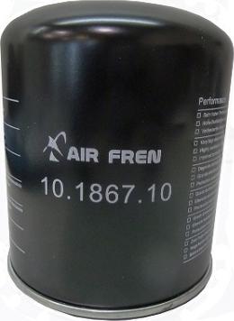 AIR FREN 10.1867.10 - Патрон осушувача повітря, пневматична система autozip.com.ua